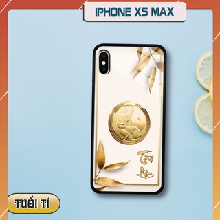 Ốp lưng kính 3D 12 con giáp - iphone Xsmax