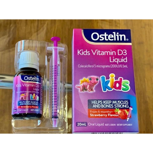 Vitamin D3 ostelin liquid 20 ml