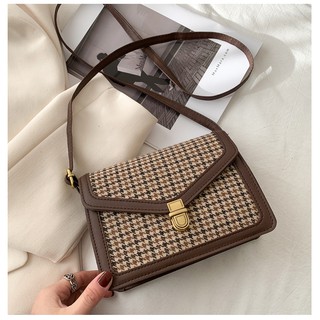 Túi xách vải tweed sang chảnh xinh xắn