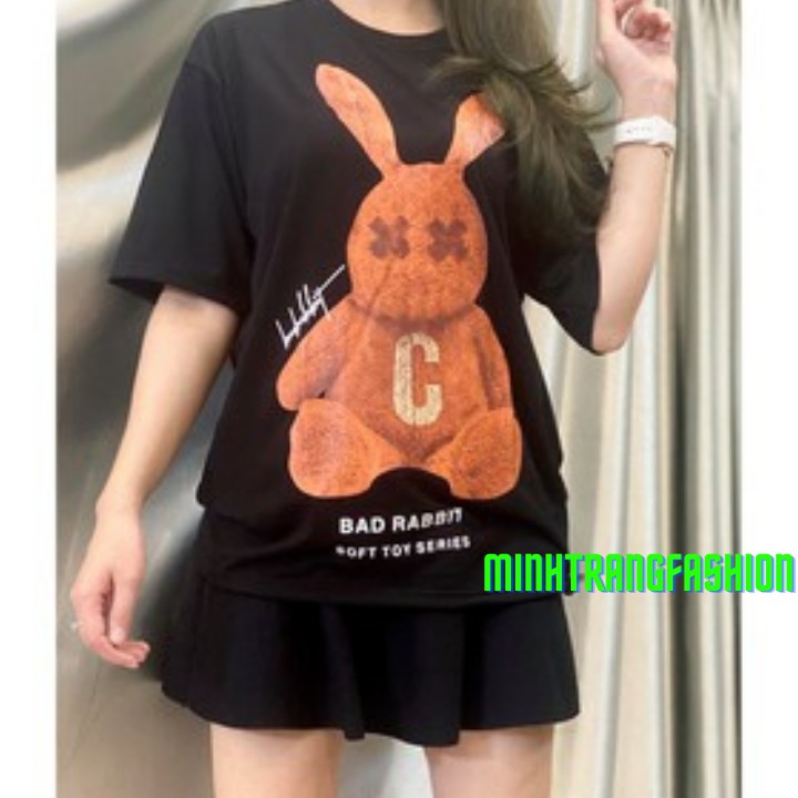 [FREESHIP] Áo Thun Tay Lỡ Cực chất Unisex Hình In Bad Rabbit Form Rộng | BigBuy360 - bigbuy360.vn
