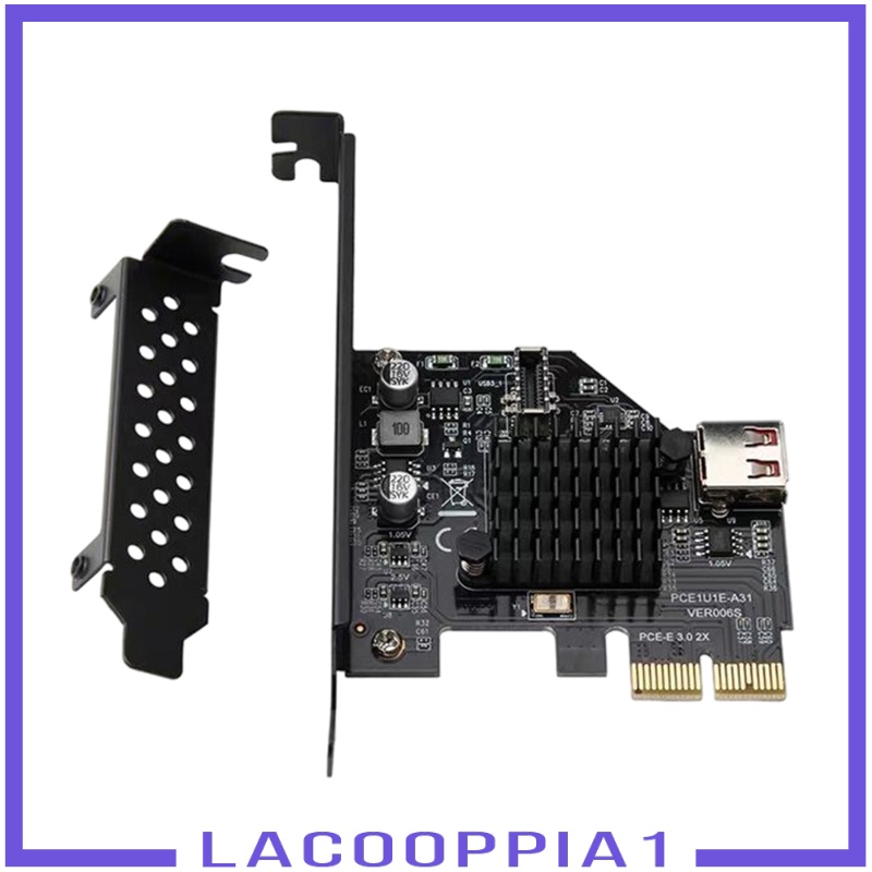 [LACOOPPIA1] USB3.1 Expansion Card 10 Gbit/s PCI Express 3.0 X2 Adapter for Desktop