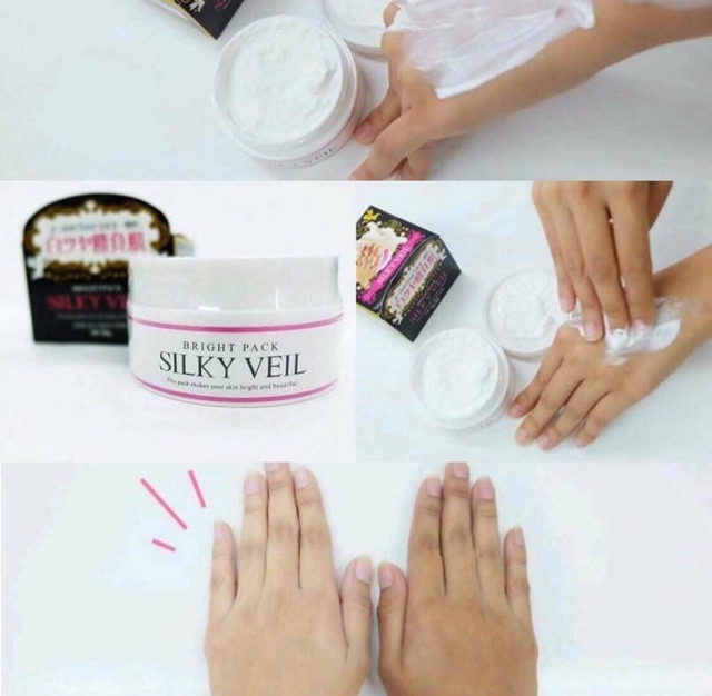 Kem trắng da silky veil -