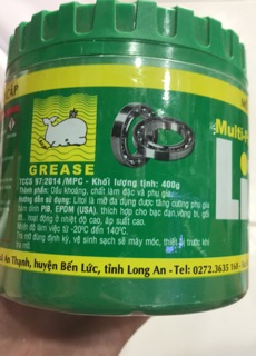 Mỡ bò chịu nhiệt LitOl3 400g-BÔI TRƠN CHỊU ĐƯỢC NHIỆT ĐỘ- CHÍNH HÃNG