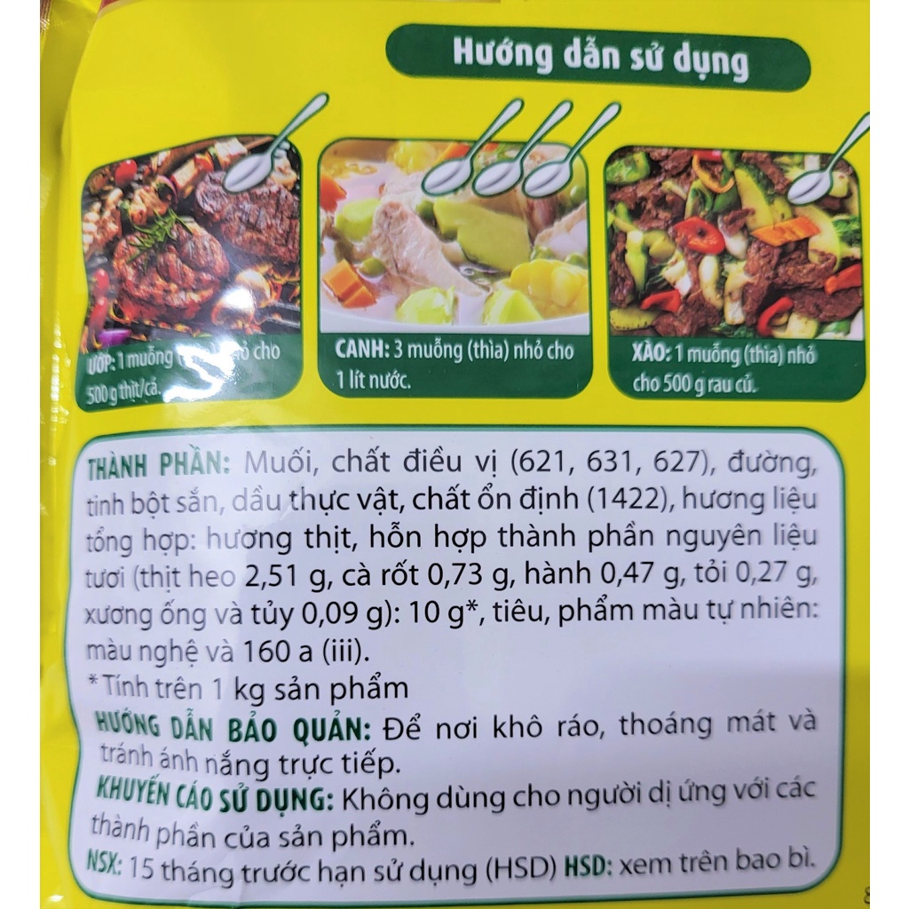[Túi 1Kg] HẠT NÊM VỊ HEO [VN] MEIZAN Pork Seasoning