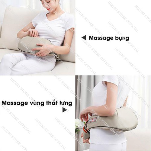 Máy Massage Lưng, Đai Mát Xa Cổ, Vai Gáy 6D Hồng Ngoại Kensonic