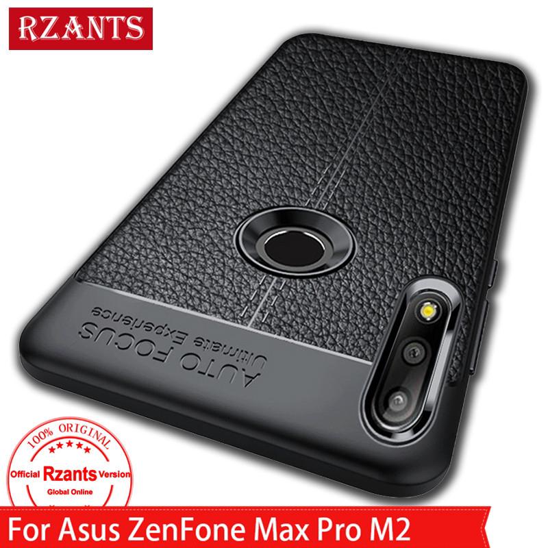 Ốp điện thoại giả da siêu mỏng full viền cho Asus Zenfone Max Pro M2