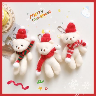 Móc Khóa Hình Gấu Bông Mềm Mại Dễ Thương