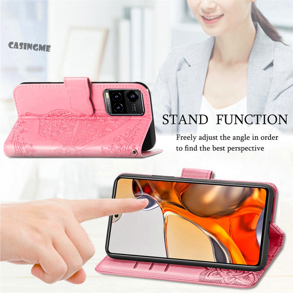 Ốp Điện Thoại Da Gập Nam Châm Chống Sốc Phối Ví Đựng Thẻ Dành Cho oppo A98 A78 5G 2023