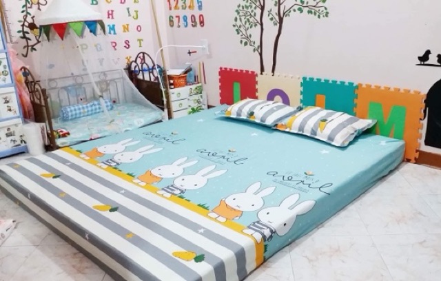 GA CHỐNG THẤM GOODMAMA 1M6 x 2M ĐỆM 10P HÀNG CHÍNH HÃNG BẢO HÀNH 6 THÁNG TẶNG KÈM SET 5 YẾM COTTON CHO BÉ