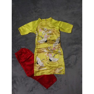 [THANH LÝ LẺ SIZE] SET ÁO DÀI CÁCH TÂN DÀNH CHO BÉ GÁI [SIZE 2-8]