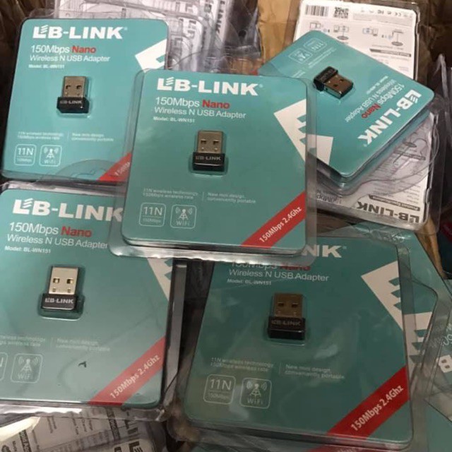 USB WIFI LB-LINK thu wifi cho máy tính bàn, laptop