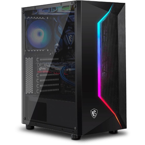 Thùng máy tính | Vỏ case MSI MAG Vampiric 100L  RGB STRIP - Hàng chính hãng