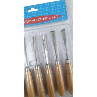 160mm Bộ đục chạm gỗ 6 chi tiết