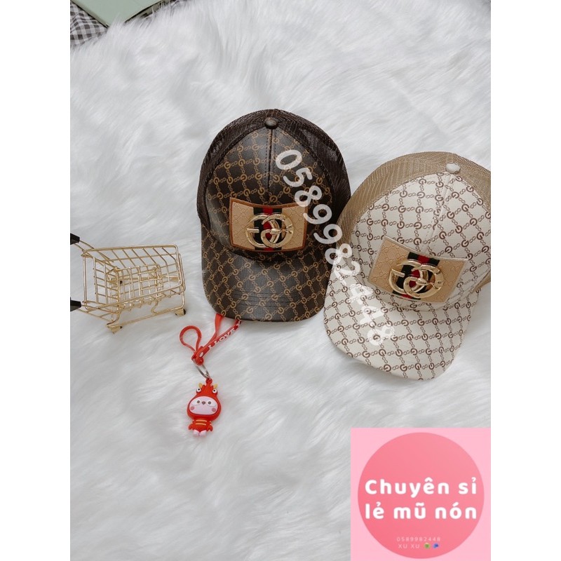 NÓN KẾT LƯỠI TRAI DA PHỐI LƯỚI NAM