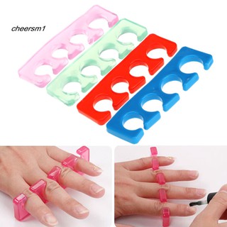 Dụng cụ chia ngón tay chân bằng silicon mềm dùng làm móng tiện lợi