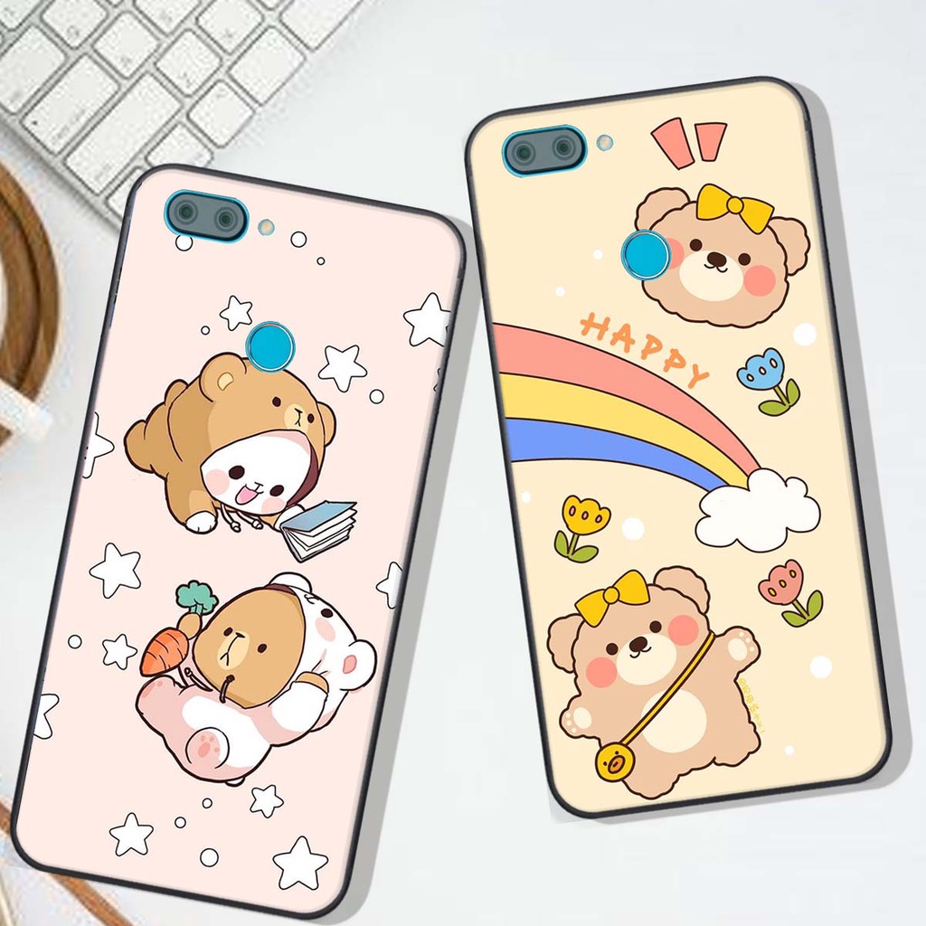 Ốp lưng Xiaomi MI 8 LITE in hình Gấu xinh xắn, Bò sữa đáng yêu,  ĐẸP -  RẺ - XINH - ĐỘC ĐÁO