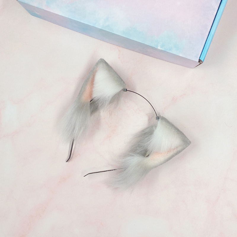 Băng Đô Tai Mèo Bằng Lông Nhung Dễ Thương Xinh Xắn