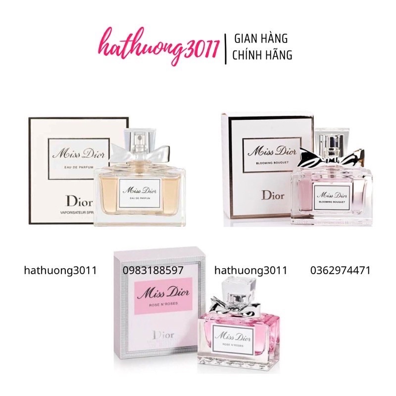 Nước Hoa Mini Nữ Miss Dior 5ML | Thế Giới Skin Care