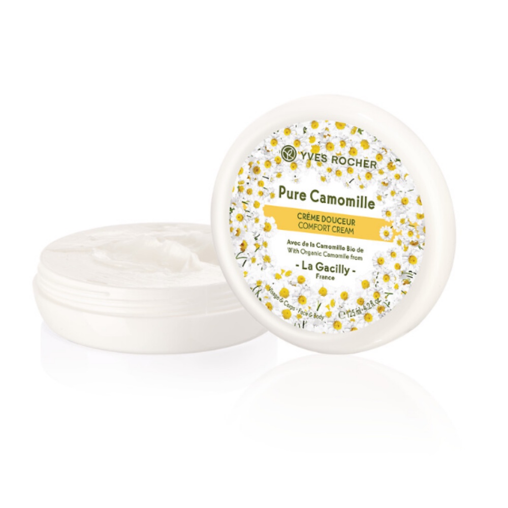 Kem dưỡng da mặt và cơ thể Yves Rocher Pure Camomille Comfort Cream 125ML