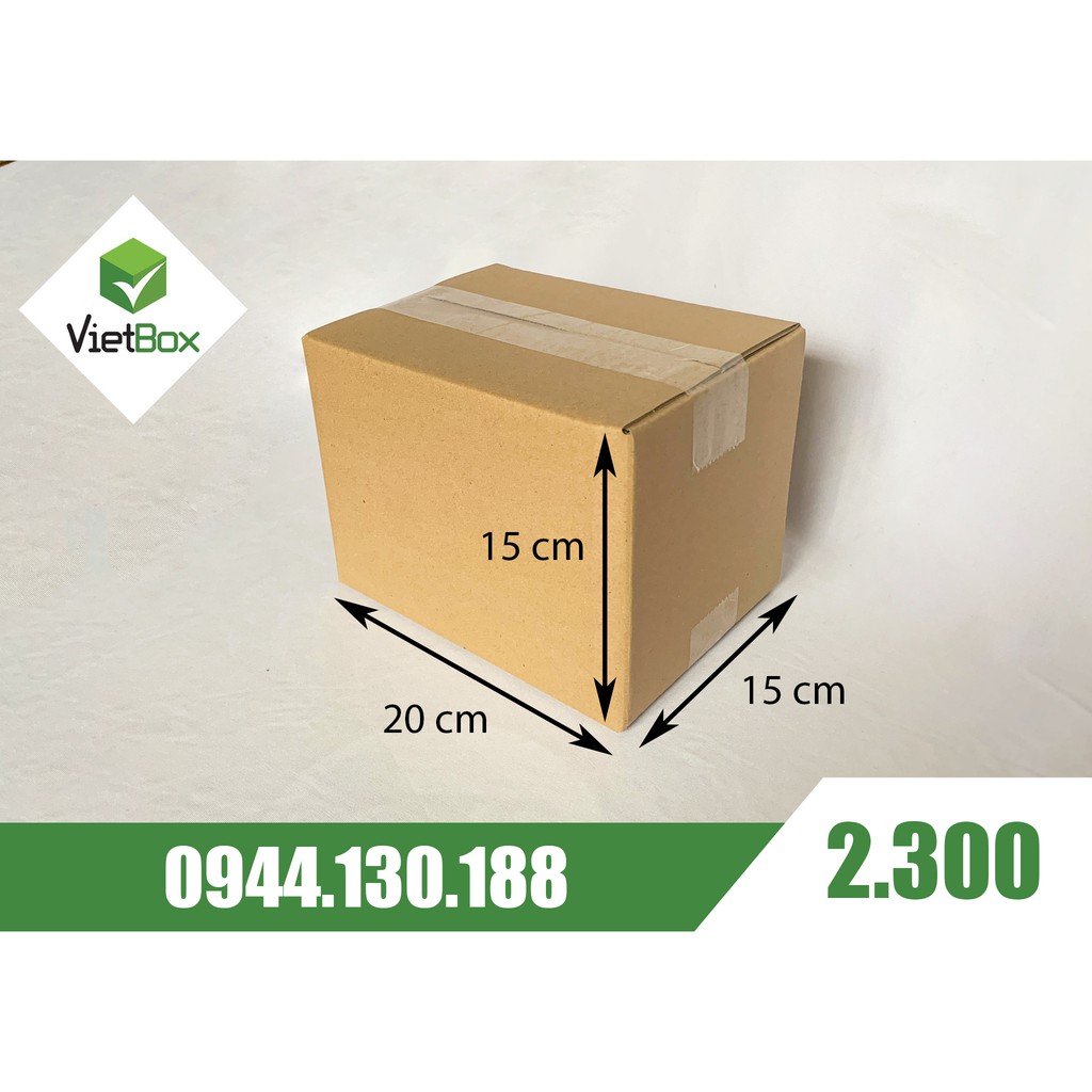 Combo 20 hộp carton 20x15x15