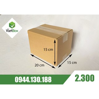 20 hộp carton 20x15x15