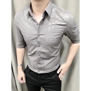 ÁO SOMI LỤA 3D NAM THỜI TRANG CAO CẤP (1 ÁO) MS0013