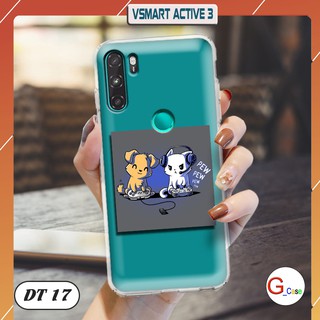 Ốp lưng vsmart active 3 dẻo trong in hình