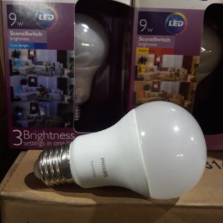 Bóng đèn led phillips scene switch 9W 3 cấp độ sáng