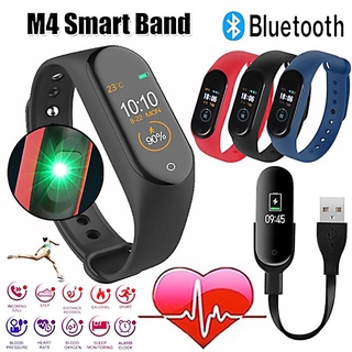 Vòng đeo Tay Thể Thao Trẻ Em Nam Nữ M4 Bluetooth Theo Dõi Thể Dục Thể Thao đo Huyết áp Thông Tin Cuộc Gọi đo Nhịp Tim đẩy Huyết áp Kế Bước Ip67 đồng Hồ Thông Minh Chống Nước