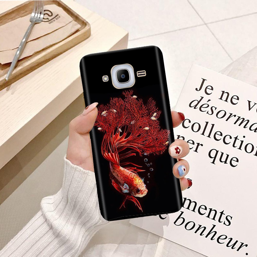 Ốp lưng Samsung S6 Edge Viền dẻo TPU hình Cá Betta Rồng
