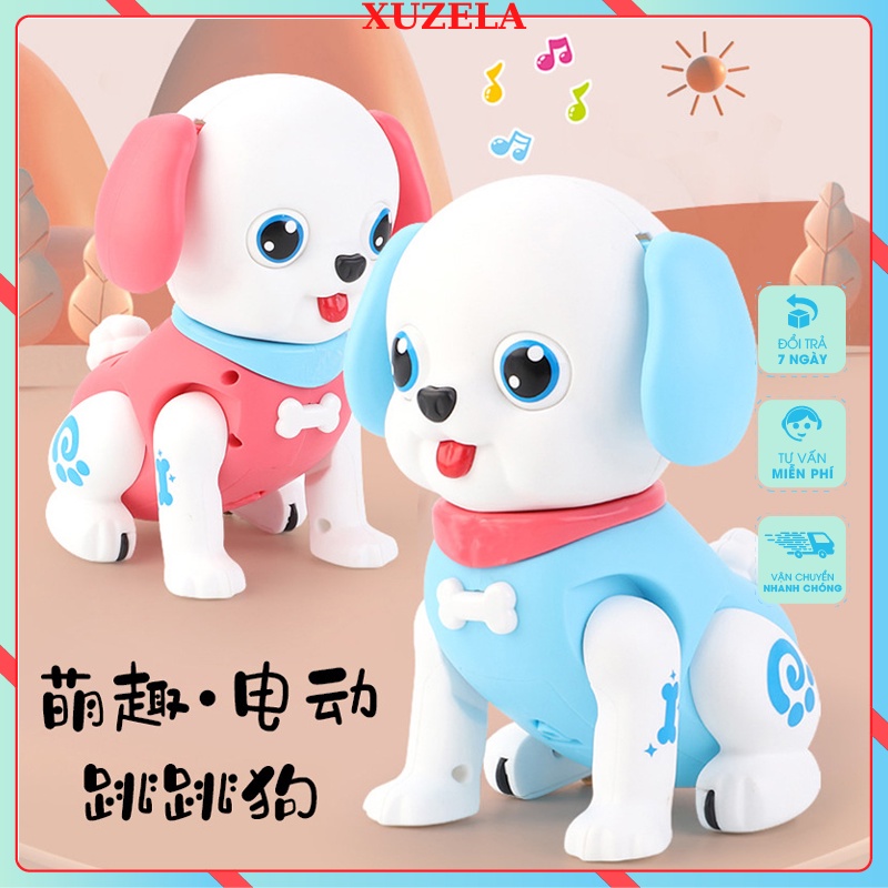 Đồ Chơi Chú Chó Phát Nhạc Biết Đi Đáng Yêu Thông Minh Cho Bé XUZELA-ĐC56