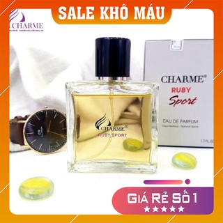 Nước hoa charme ruby sport 50ml, nước hoa chính hãng