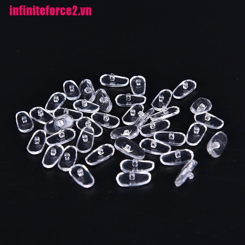 Set 50 cặp miếng đệm mũi silicon hình bầu dục bắt vít cho mắt kính | BigBuy360 - bigbuy360.vn