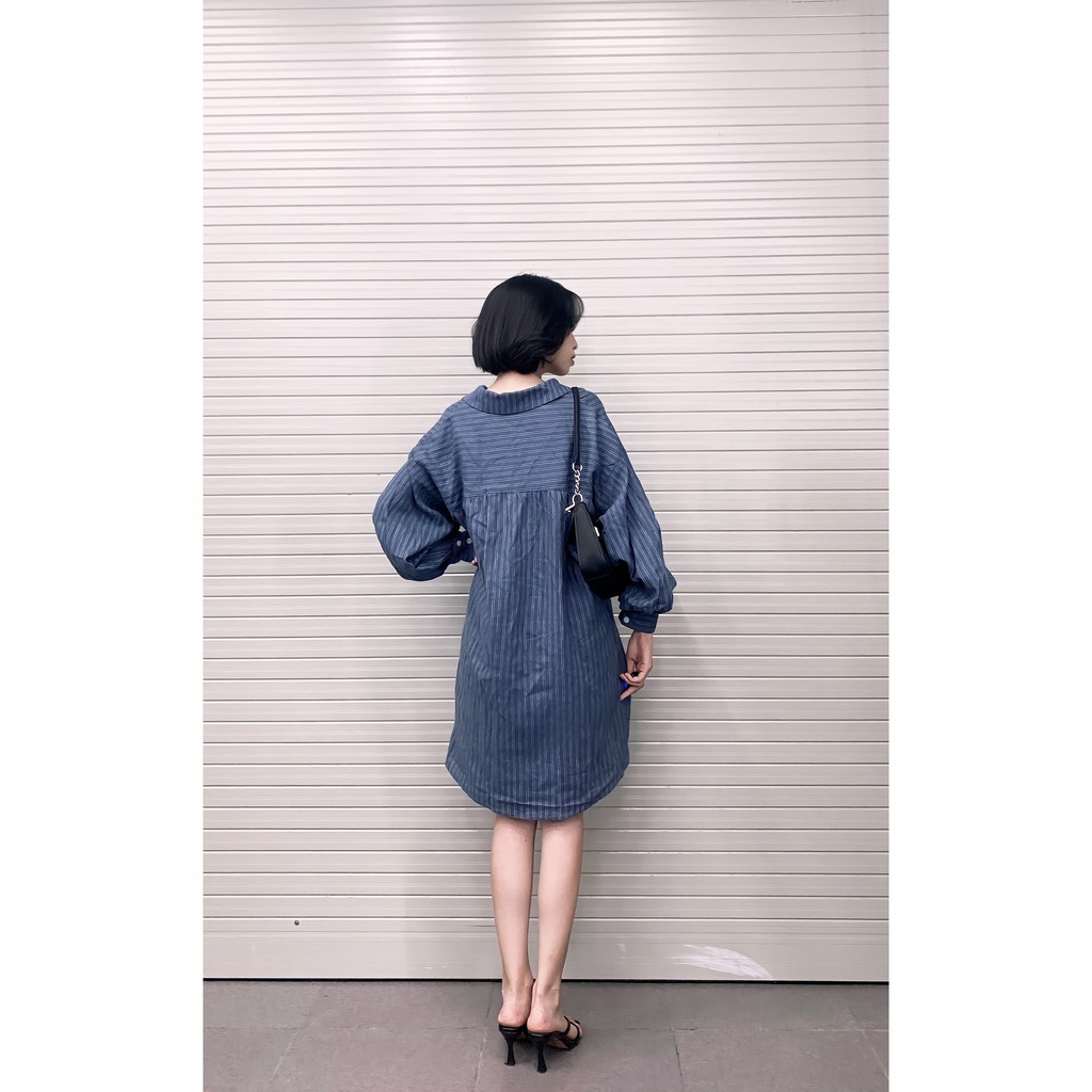 Là min - Đầm "Stripes" Linen Dress