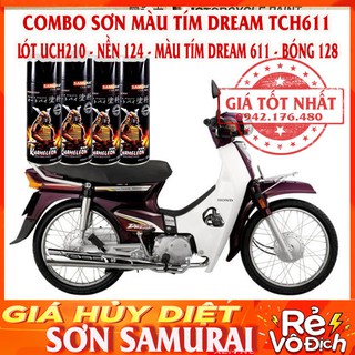COMBO SƠN SAMURAI MÀ TÍM HDREAM ZIN TCH611