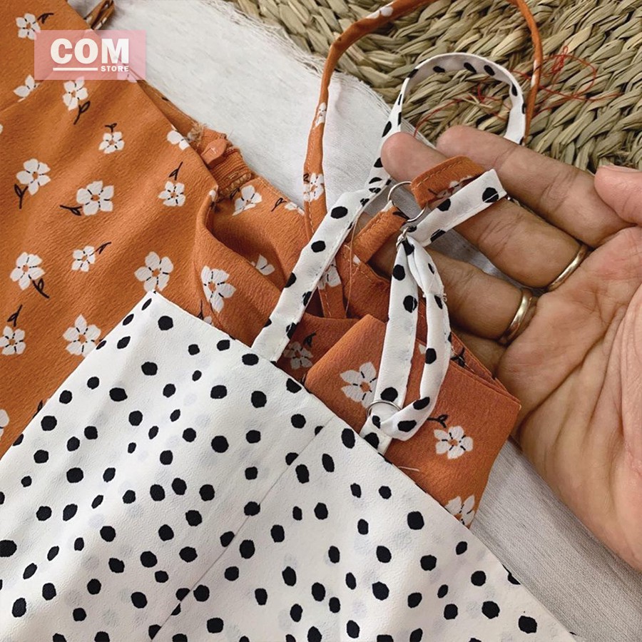 ĐẦM HOA 2s XẺ NHÚN. Hình thật chụp sàn | BigBuy360 - bigbuy360.vn