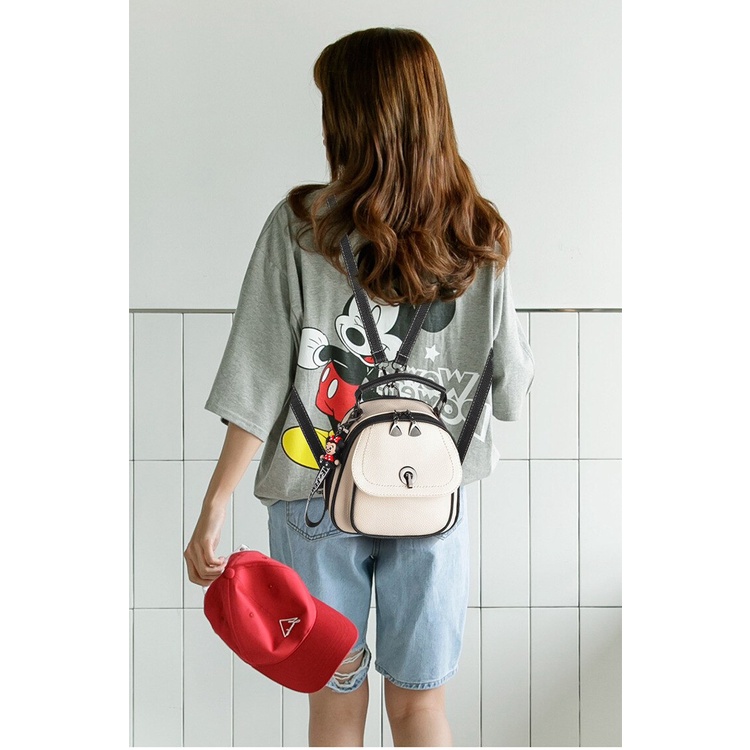 Chuwanglin Women's Mini Leather Backpack