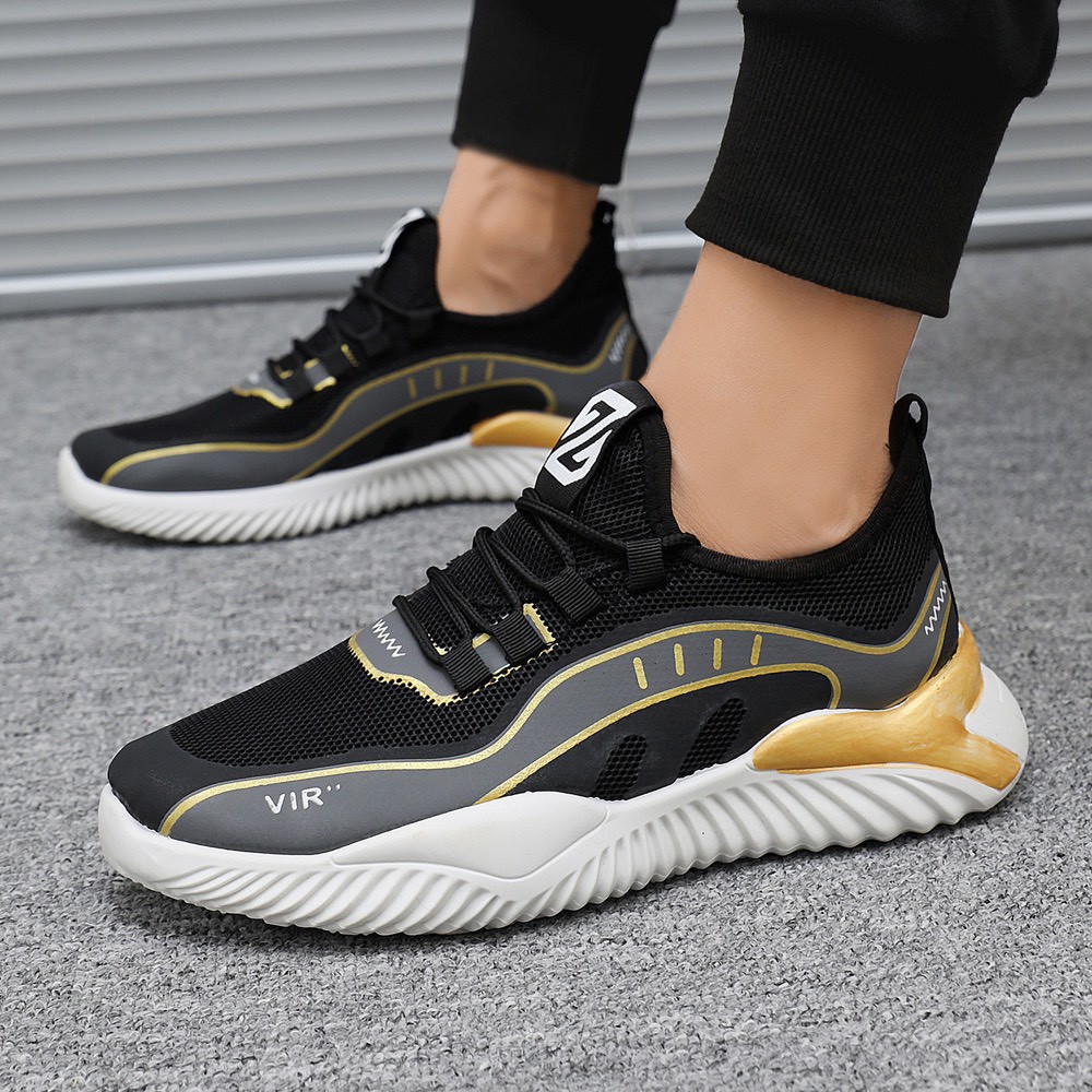 Giày sneaker nam Đế Phồng Gót Vàng - xu hướng mới  Hottrend 2022 | WebRaoVat - webraovat.net.vn