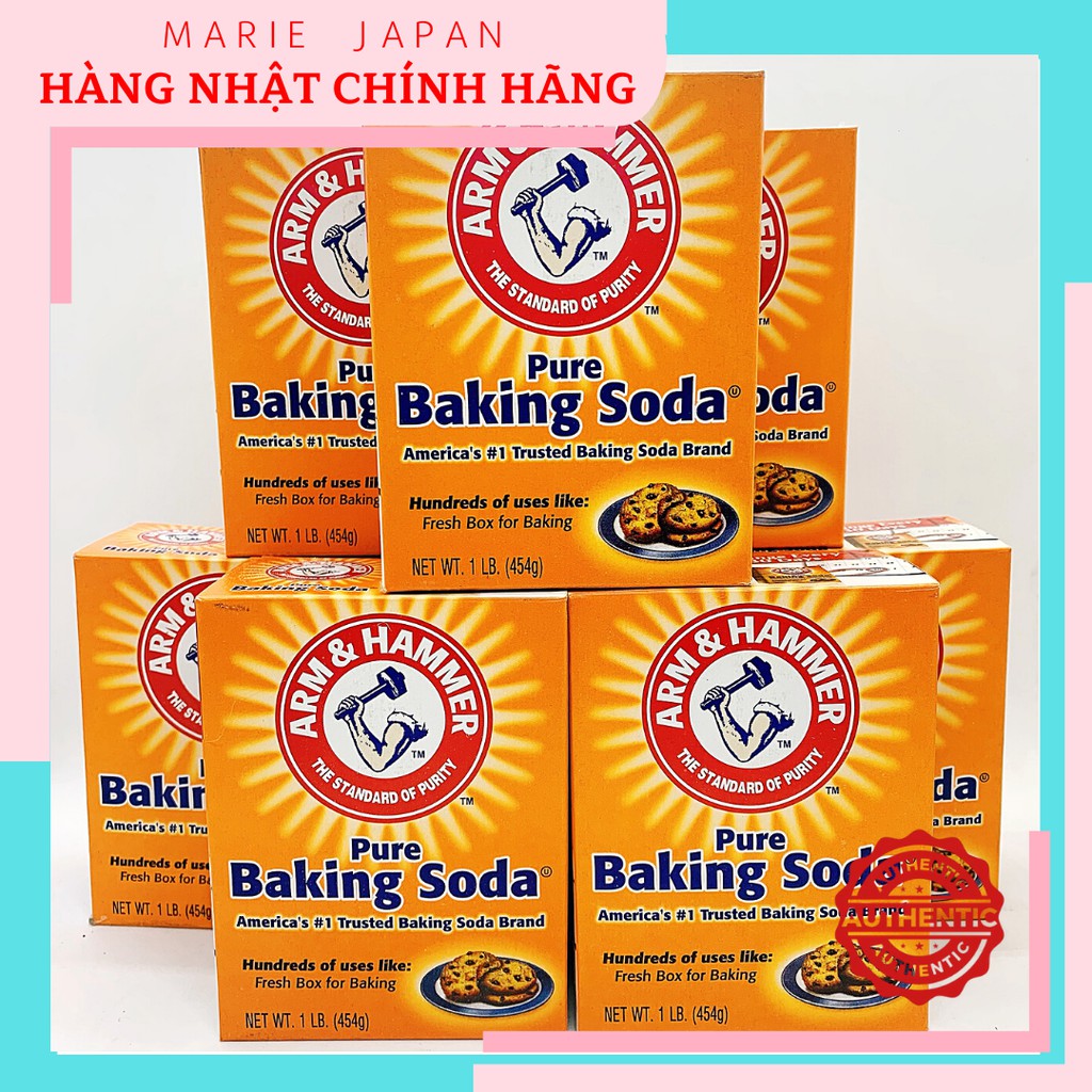 Bột Đa Công Dụng Pure Baking Soda Arm Hammer USA 454g