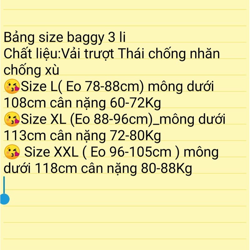 Quần baggy xếp li gấu 60-90KG hàng quảng châu cao cấp | BigBuy360 - bigbuy360.vn