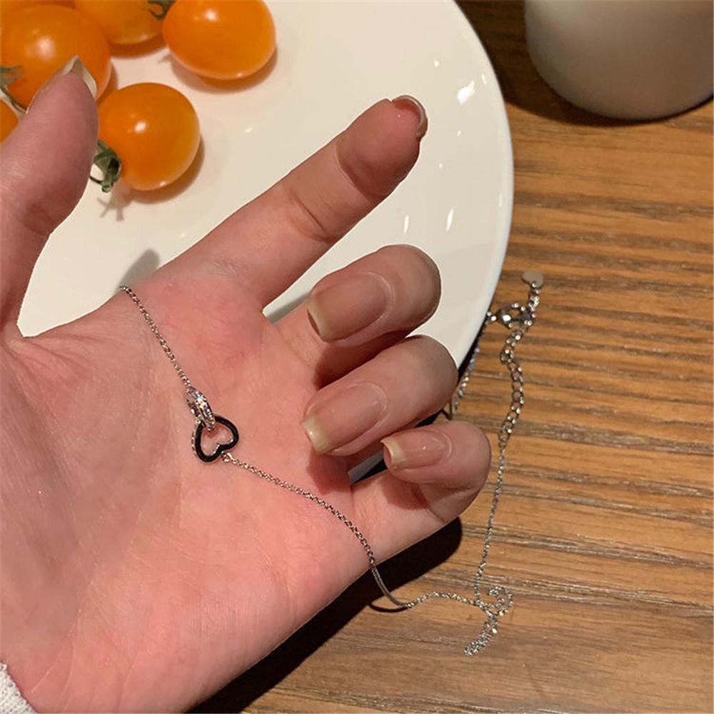 Vòng cổ Mặt Trái Tim Sang Trọng Thời Trang Mùa Hè Cho Nữ