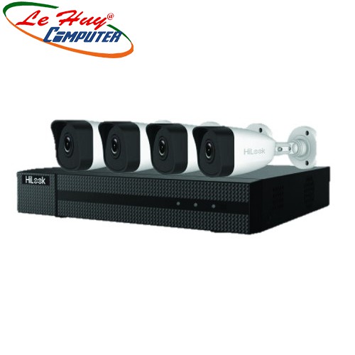 Bộ KIT camera IP POE HILOOK IK-4042BH-MH/P 4 camera IP 2.0MP