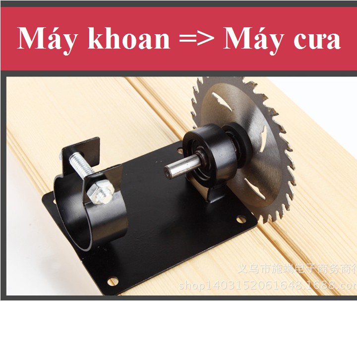 Bộ Chuyển Máy Khoan Thành Máy Cắt, Máy Cưa, Máy Mài