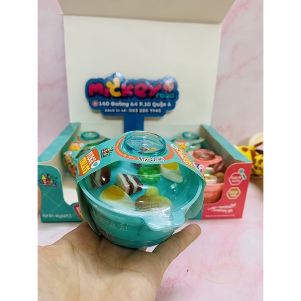 Set kẹo dẻo hình nồi lẩu thập cẩm full topping cho bé vừa ăn vặt vừa chơi sáng tạo ngon rẻ