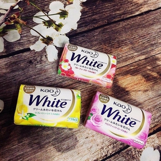 1 Lốc 12 bánh Xà phòng trắng da hương nước hoa Kao White 130g - KaoWhite