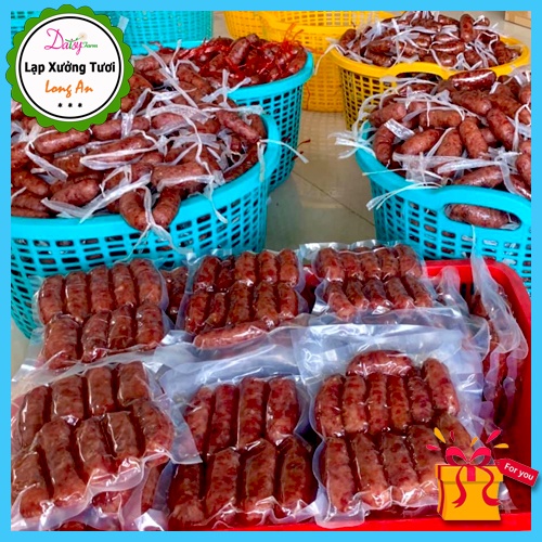 Lạp Xưởng Tươi  Không Phẩm Màu, Không Chất Bảo Quản, ATVSTP