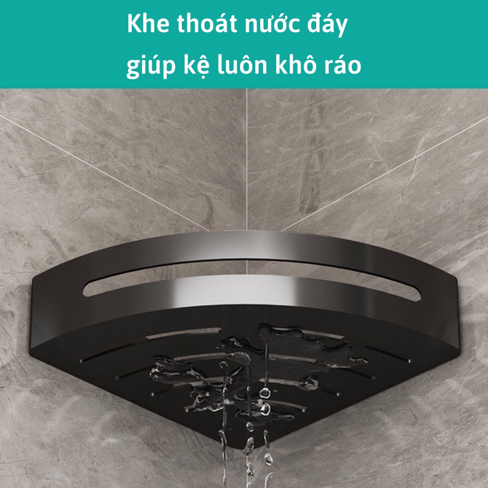 Kệ Để Đồ Nhà Tắm, Kệ Nhà Bếp Inox, Giá Treo Đồ Nhà Tắm Không Khoan Tường Sun.z