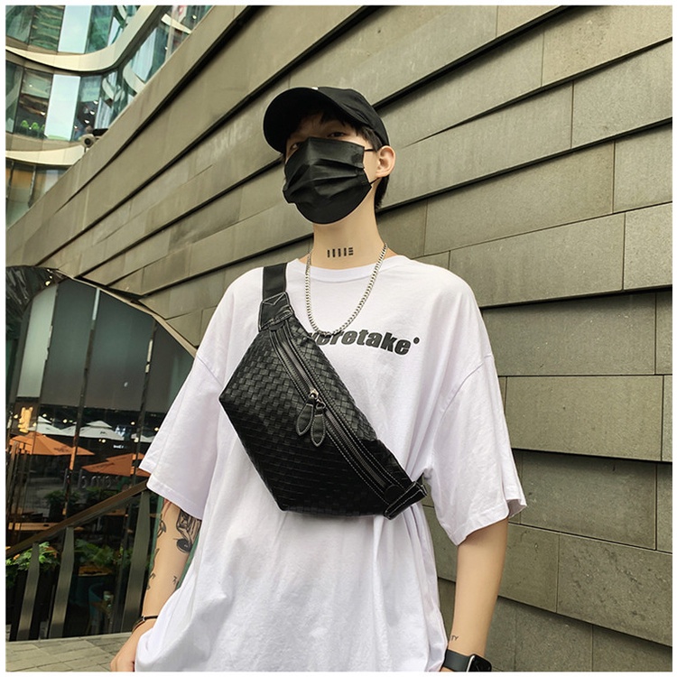 Men's bag, small chest bag, leisure men's waist bag, backpack, shoulder bag.