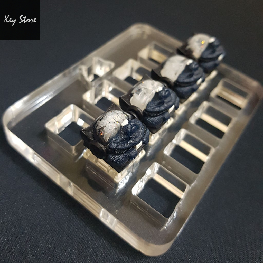 Nút bàn phím cơ artisan keycap sirius màu xanh navy