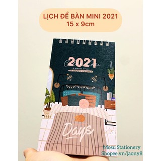LỊCH ĐỂ BÀN MINI 2021